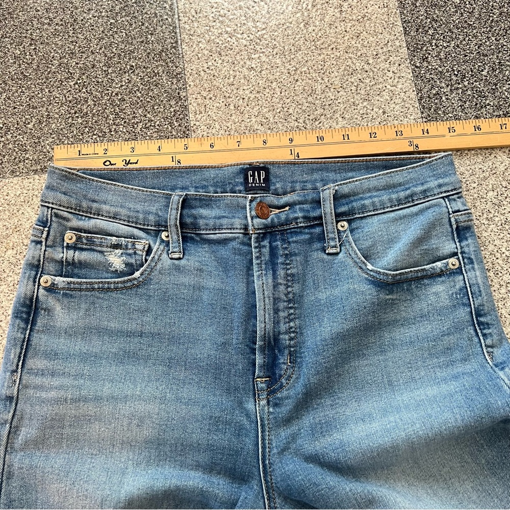 GAP Women's Skinny Jeans- Light Blue Size 8 - Picture 5 of 13